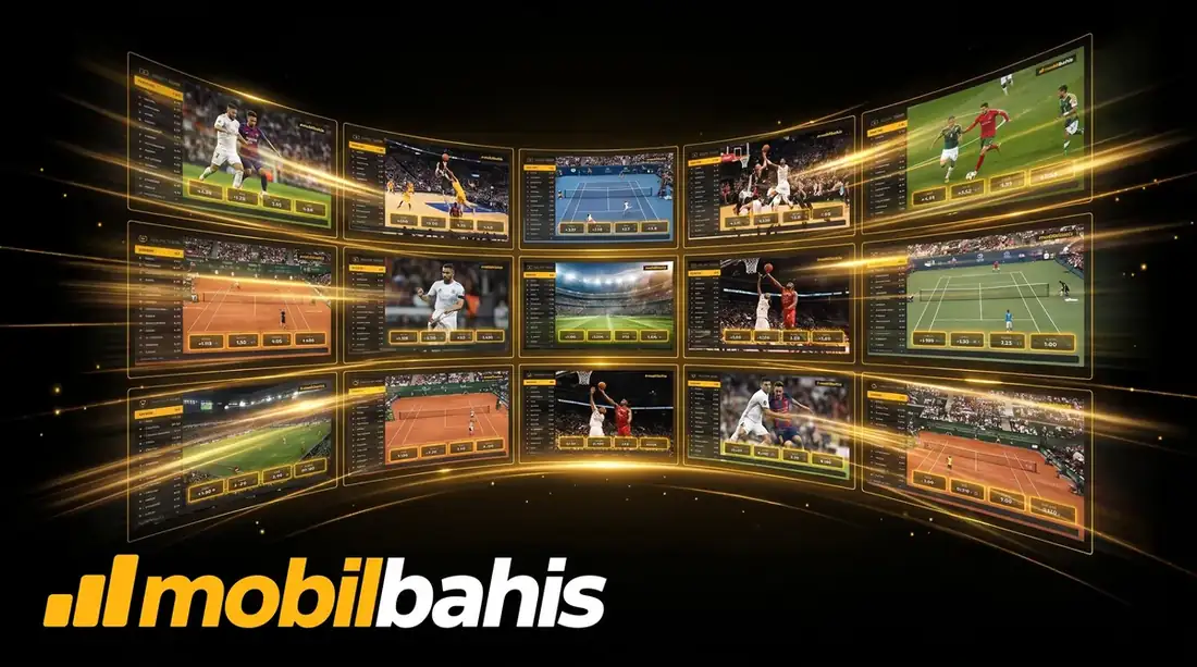 Canlı bahis ekranları: futbol, basketbol ve tenis maçları oranlarıyla